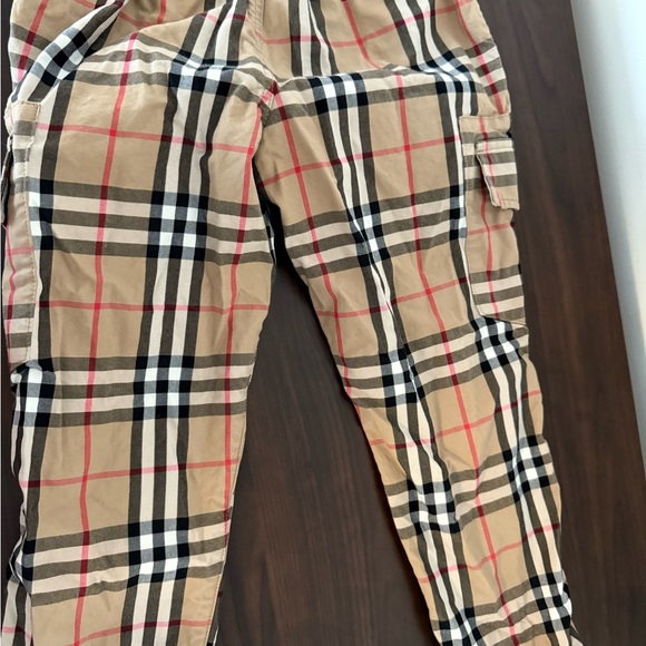 Burberry Beige and Black Checkered Trousers - Picture 2 of 4